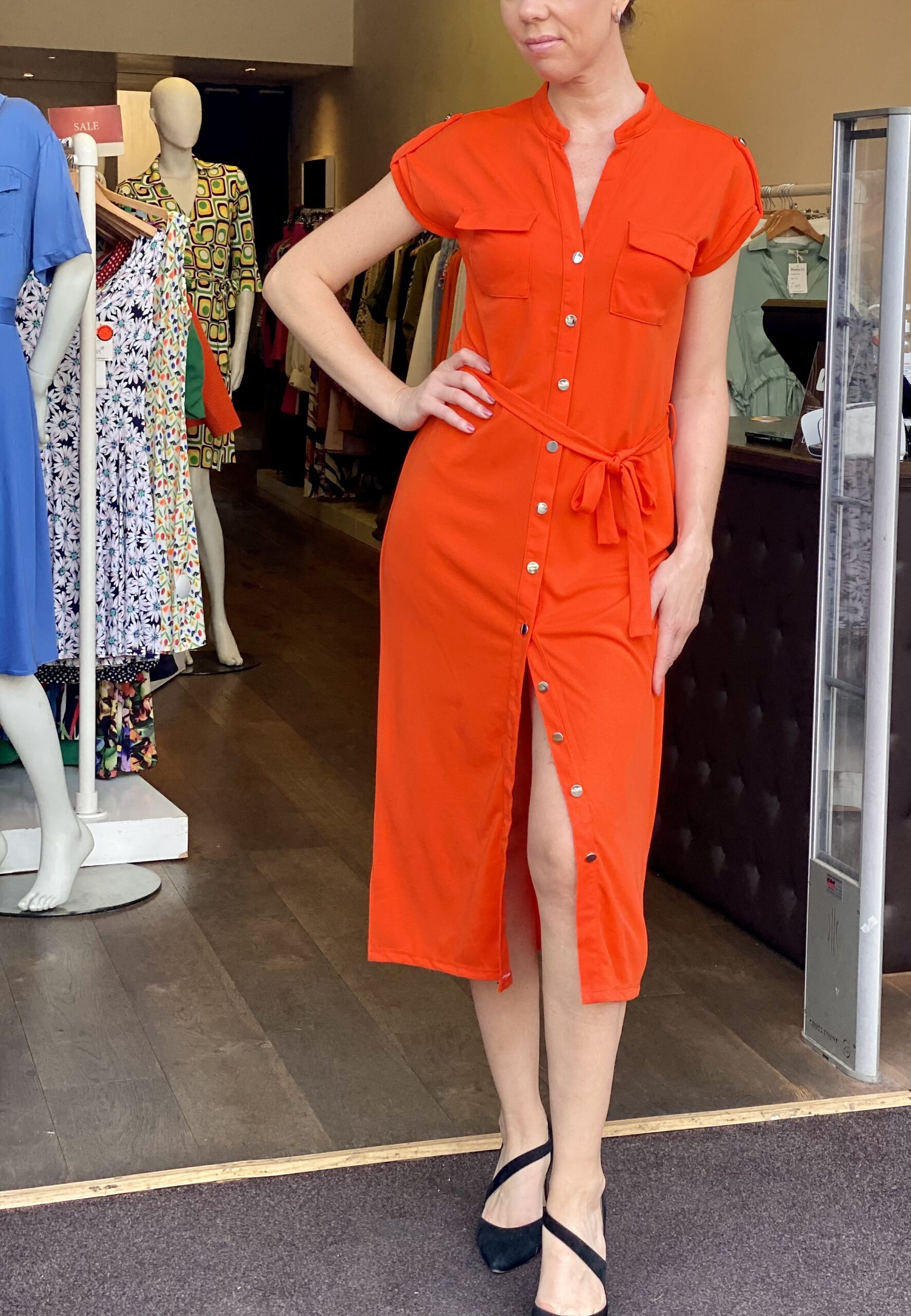 Blousejurk travelstof deals