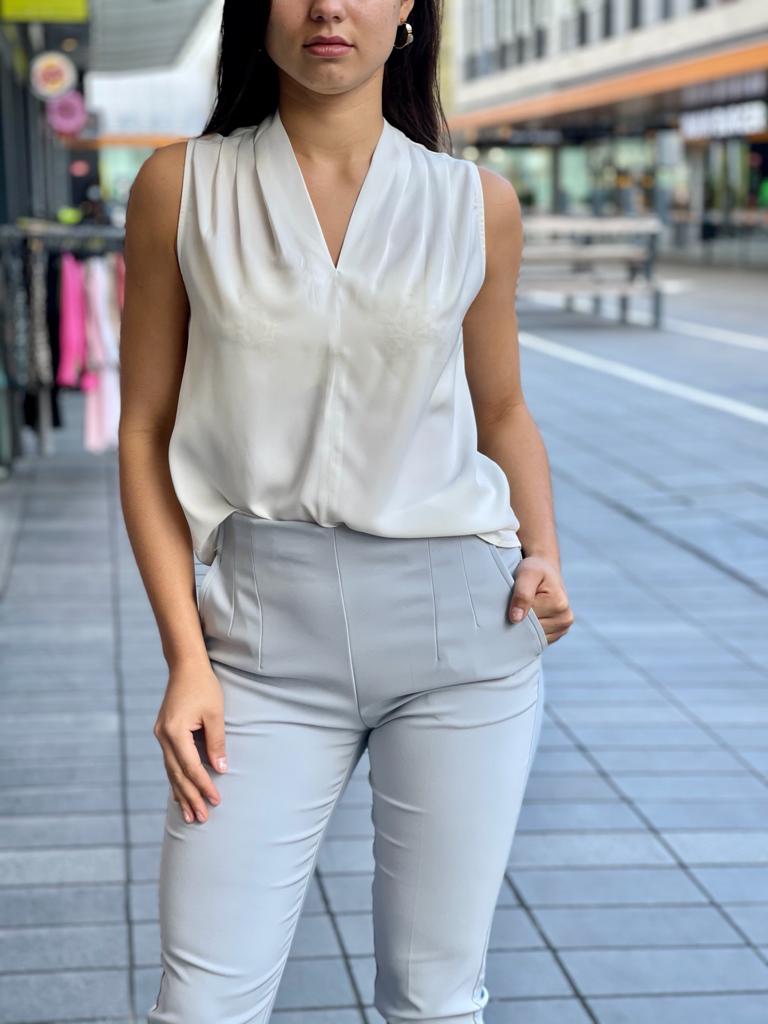 Basic blouse mouwloos